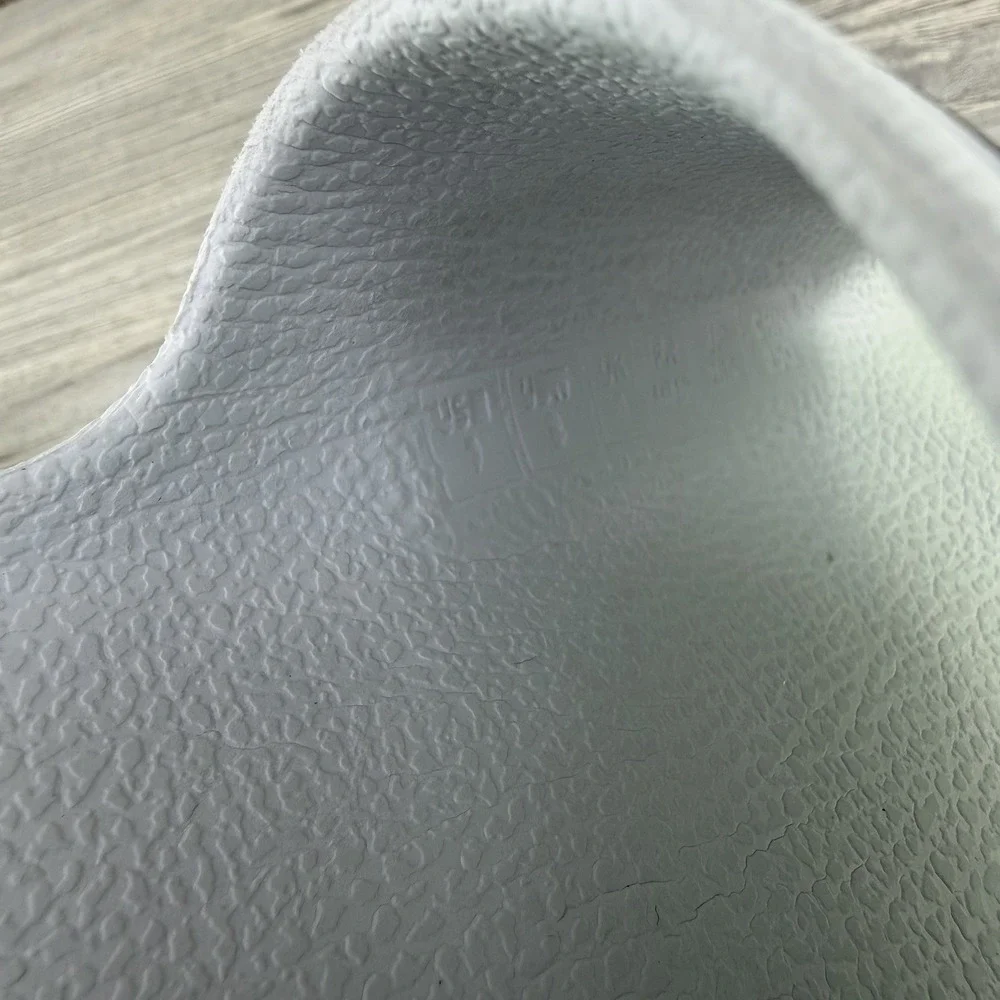 Adidas Unisex Adilette Shower Slides White & Black, Men 7, Women 8 Sandals
